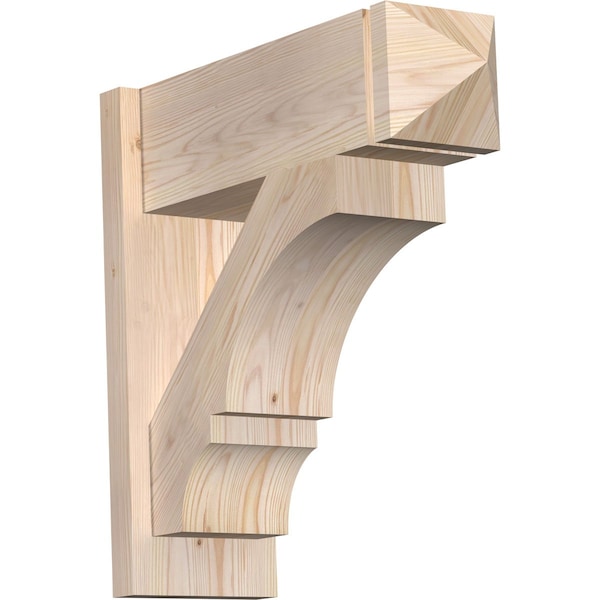 Ekena Millwork Balboa Smooth Arts and Crafts Outlooker, Douglas Fir, 7 1/2"W x 22"D x 22"H OUT08X22X22BOA03SDF - main